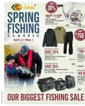 Cabela's - Spring Fishing Flyer Specials